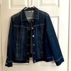 Chico's Dark Blue Jean Jacket